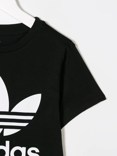 Shop Adidas Originals Logo T-shirt In Black