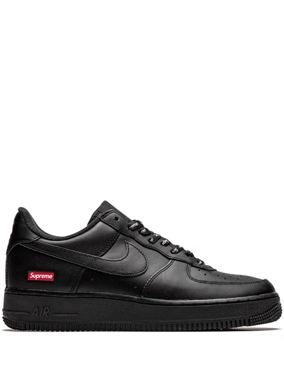 Nike X Supreme Air Force 1 Sneakers In Black