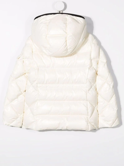 Shop Moncler Quilted Puffer Jacket In White