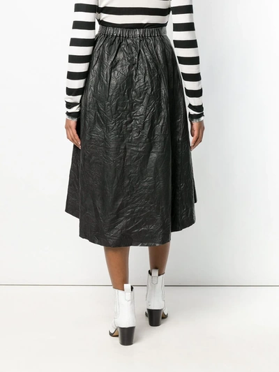 Shop Zadig & Voltaire Textured Skirt In Black