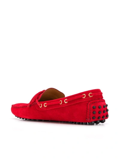 Shop Car Shoe Logo Boat Shoes In Red