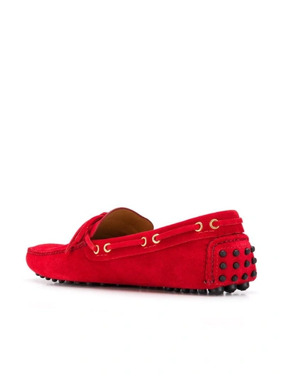 Car Shoe Logo Boat Shoes In Red