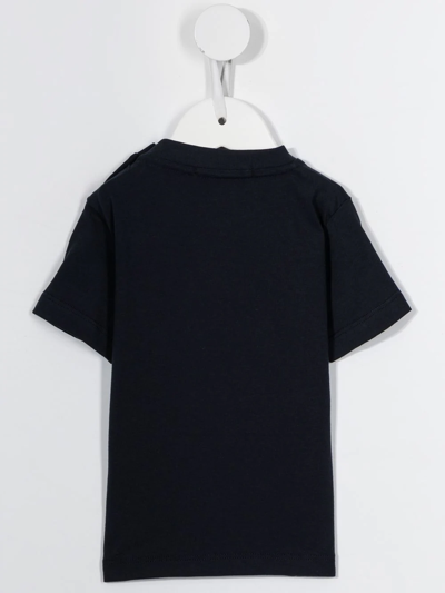 Shop Aigner Logo-print Cotton T-shirt In 蓝色