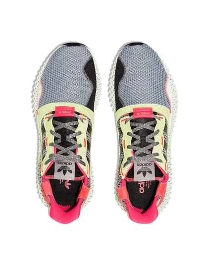 Adidas Originals Adidas Zx 4000 4d Sneakers In Multicoloured