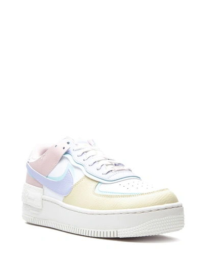 Shop Nike Af1 Shadow "pastel" Sneakers In White