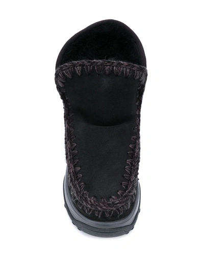 Mou Chunky Eskimo Sneakers In Black In Black