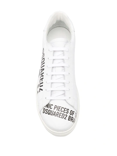 Shop Dsquared2 Icon Low Top Sneakers In White