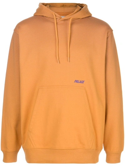 Shop Palace Tri-fade Drawstring Hoodie In Orange