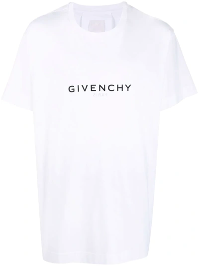 Shop Givenchy Reverse Oversized T-shirt In Weiss