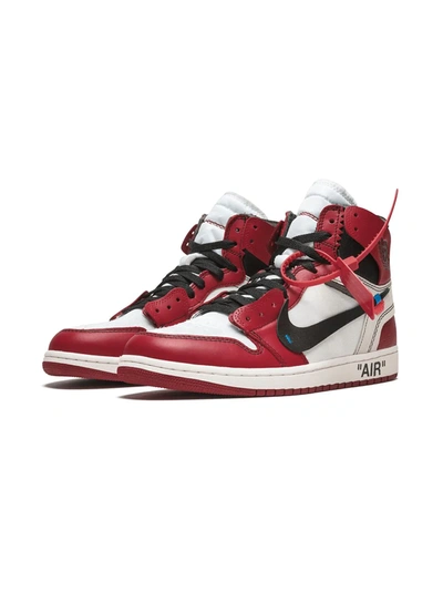 Shop Jordan X Off-white The 10: Air  1 "chicago" Sneakers In Red