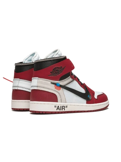 Shop Jordan X Off-white The 10: Air  1 "chicago" Sneakers In Red