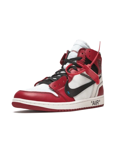 Shop Jordan X Off-white The 10: Air  1 "chicago" Sneakers In Red