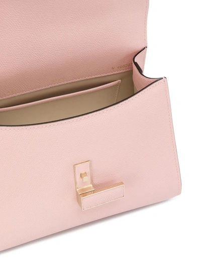 Shop Valextra Small Tote In Pink