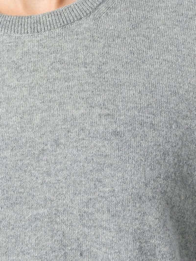 Shop Pringle Of Scotland Fine Knit Sweater In Grey
