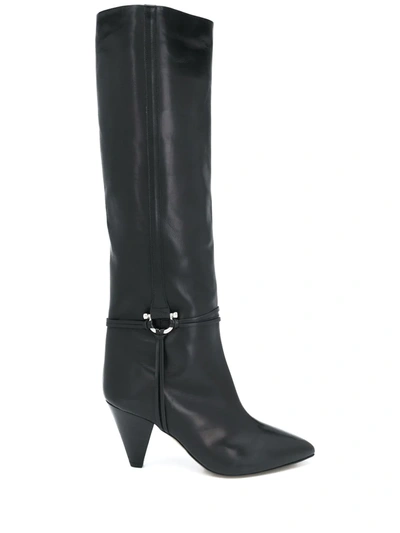 Shop Isabel Marant Harness-detail Boots In Black