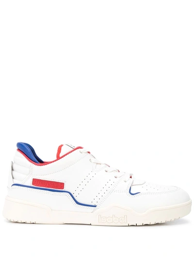 Shop Isabel Marant Emree Low-top Sneakers In White