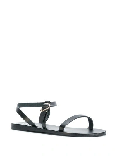 Shop Ancient Greek Sandals Niove Flat Sandals In Black