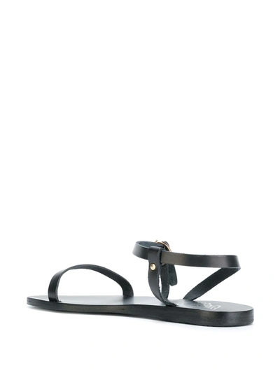 Shop Ancient Greek Sandals Niove Flat Sandals In Black