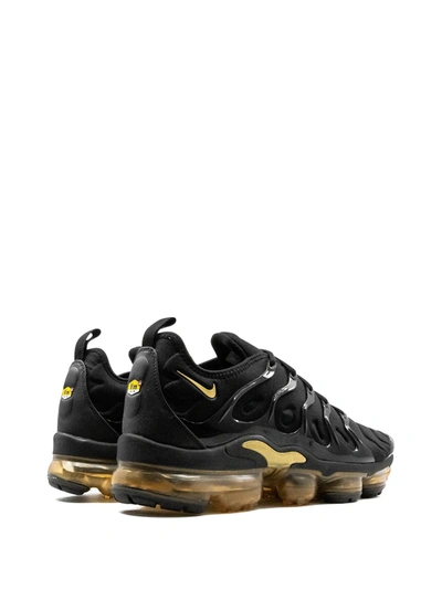Nike Air Vapormax Plus "black/gold" Sneakers In Black