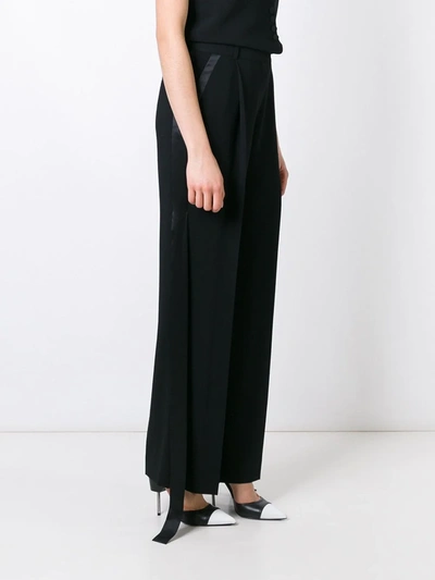 Shop Givenchy Pleated Tailored Trousers In Black
