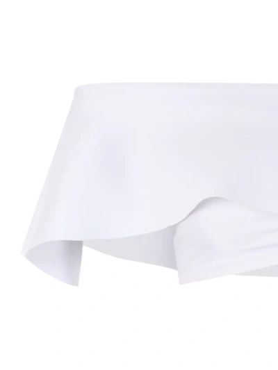 Amir Slama Off-shoulder Bikini Set In White