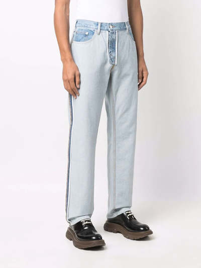 Helmut Lang Reverse 1999 Straight-leg Jeans In Blue