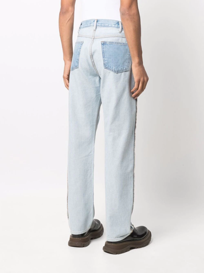 Helmut Lang Reverse 1999 Straight-leg Jeans In Blue