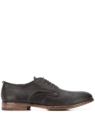 Shop Moma Nizza Derby Shoes In Brown