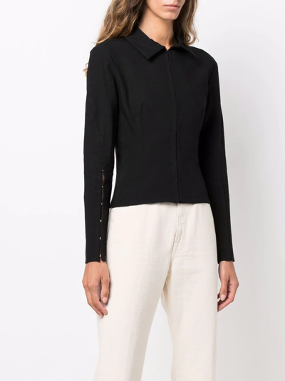 Jacquemus La Chemise Obiou Fitted Shirt In Black | ModeSens