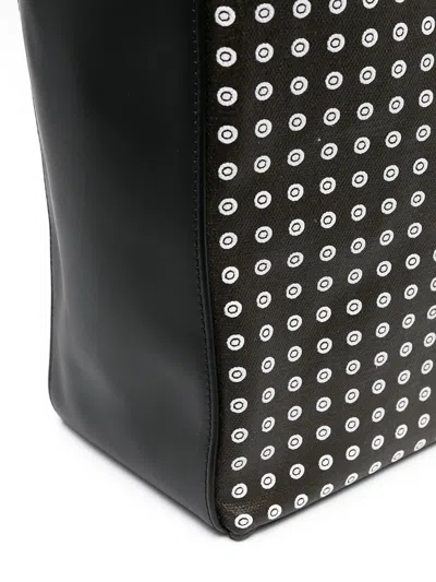 10 Corso Como Monogram Pattern Tote In Black