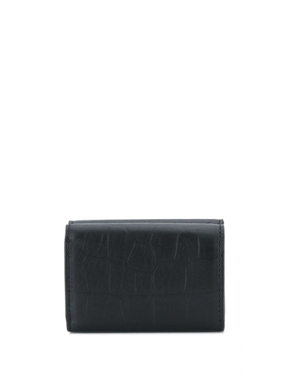 Shop Balenciaga B. Mini Wallet In Black