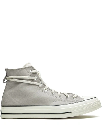 Shop Converse X Fear Of God Chuck 70 Hi String Sneakers In Grey