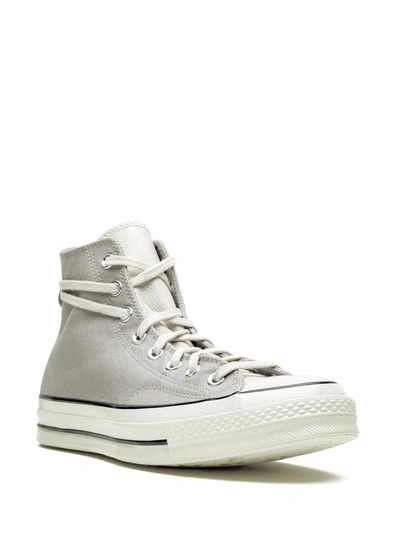Shop Converse X Fear Of God Chuck 70 Hi String Sneakers In Grey