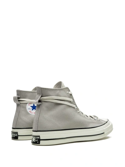 Shop Converse X Fear Of God Chuck 70 Hi String Sneakers In Grey