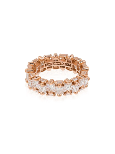Shop Suzanne Kalan 18kt Rose Gold Diamond Eternity Ring