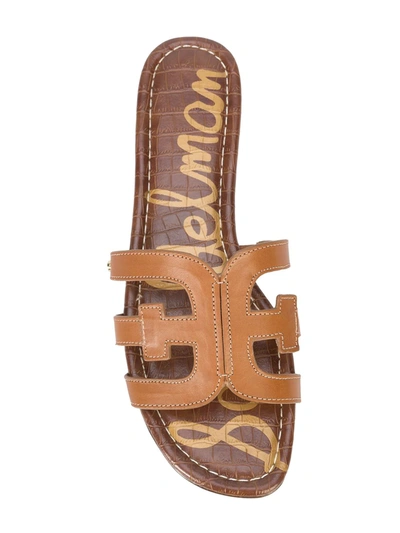 Shop Sam Edelman Cut Out Detail Sandals In Brown