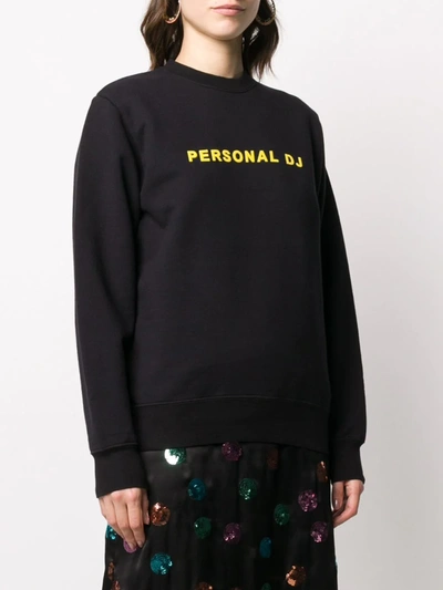 Shop Kirin Personal Dj Sweatshirt In Black