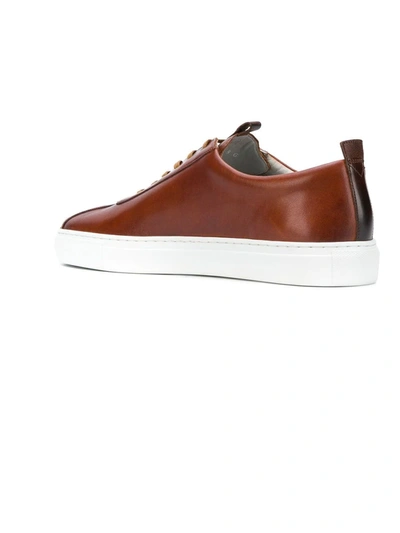 Shop Grenson Low-top Sneakers In Brown