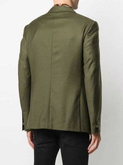 Shop Maurizio Miri Single-breasted Blazer In Green