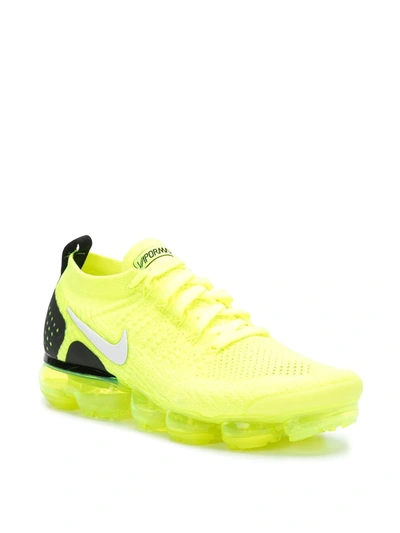Nike Men's Air Vapormax Flyknit 2 Running Shoes, Yellow | ModeSens