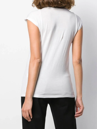 Shop Frame Le Mid Rise T-shirt In White