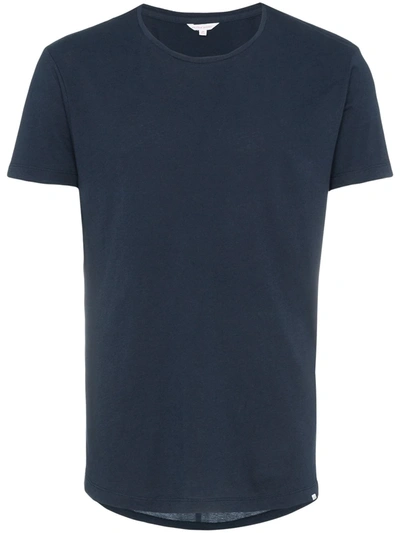 Shop Orlebar Brown Ob-t Crew-neck T-shirt In Blue