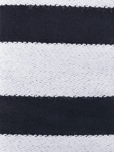 Shop Thom Browne 4-bar Plain Weave Tie In Blue
