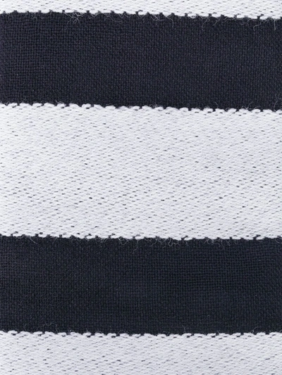 Thom Browne Plain Wool Weave Engineered 4 Bar Tie In Blue