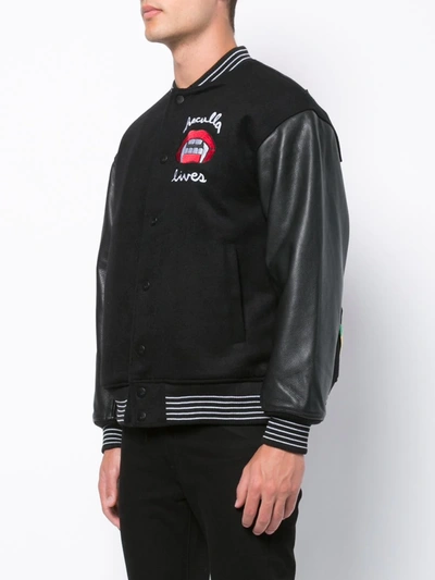 Shop Haculla Lost Breed Patch Bomber Jacket In Black