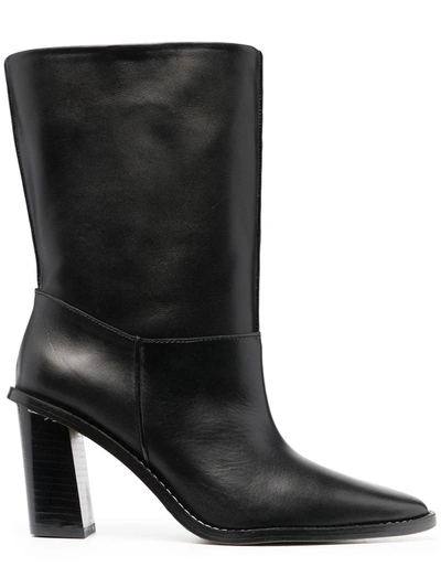 Shop Kenzo Pointed-toe Ankle Boots In Black