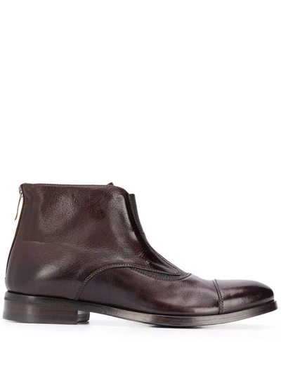 Shop Alberto Fasciani Amina Ankle Boots In Brown