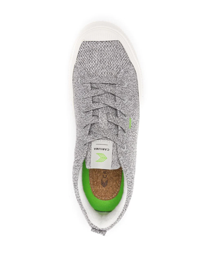 Shop Cariuma Ibi Flatform Sneakers In Grey