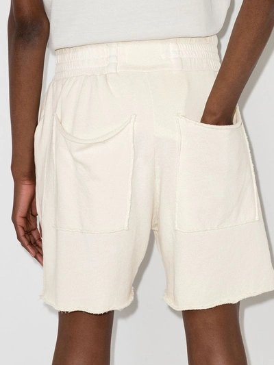 Shop Les Tien Yacht Drawstring Shorts In White