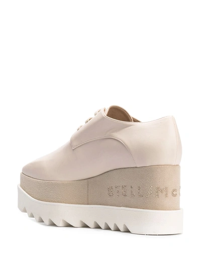 Stella Mccartney Elyse Platform Brogues In Neutrals